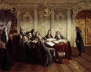 Johann Peter Hasenclever Hieronymus Jobs at His Exam Spain oil painting artist